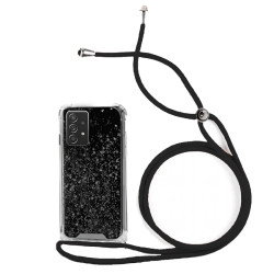 Funda Gel transparente con Cordón Samsung A52/A52S 4-Colores