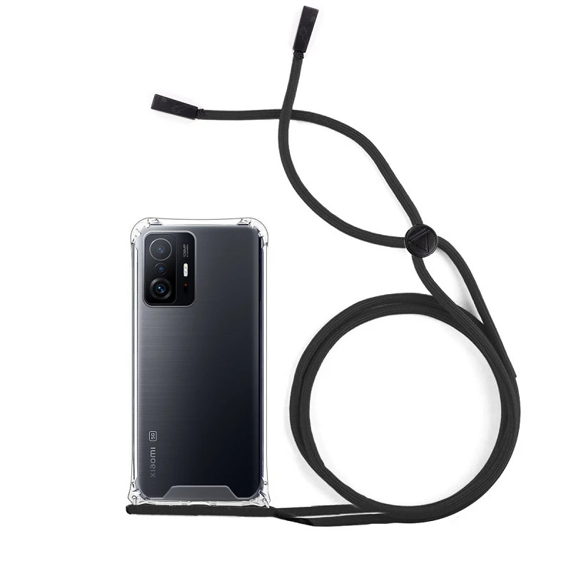Funda Gel transparente Anti-golpe con Cordón - Xiaomi Mi 11 Lite