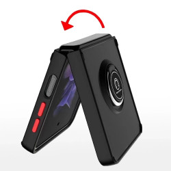 Funda Gel Samsung Galaxy Z Fold 3 Imán con soporte Smoked