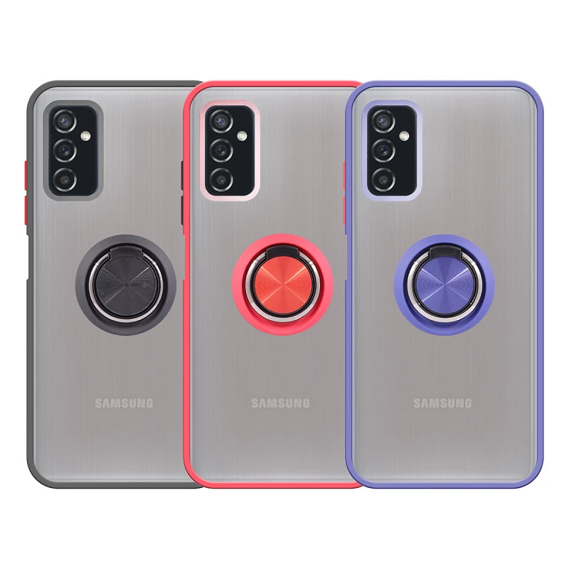 Funda Gel Samsung Galaxy Z Fold 4 Imán con soporte Smoked