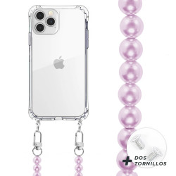 Cordón Perlas Universal con Enganche y Tornillo para Funda de Móvil 7 Colores