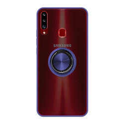 Funda Gel Samsung Galaxy A20S Imán con soporte Smoked