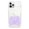 Funda Gel transparente purpurina iPhone 12 Pro Max 4 -Colores