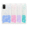 Funda Gel transparente purpurina Samsung A03S 4 -Colores