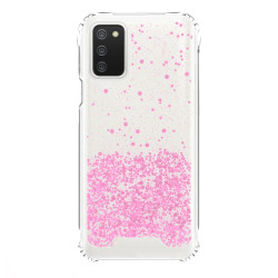 Funda Gel transparente purpurina Samsung A03S 4 -Colores
