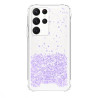 Funda Gel transparente purpurina Samsung Galaxy S22 Ultra 4 -Colores
