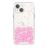 Funda Gel transparente purpurina iPhone 14 Plus 4 -Colores