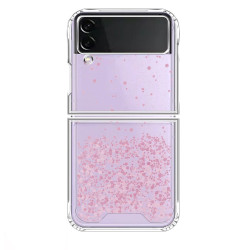 Funda Gel transparente purpurina Samsung Flip 3 4 -Colores
