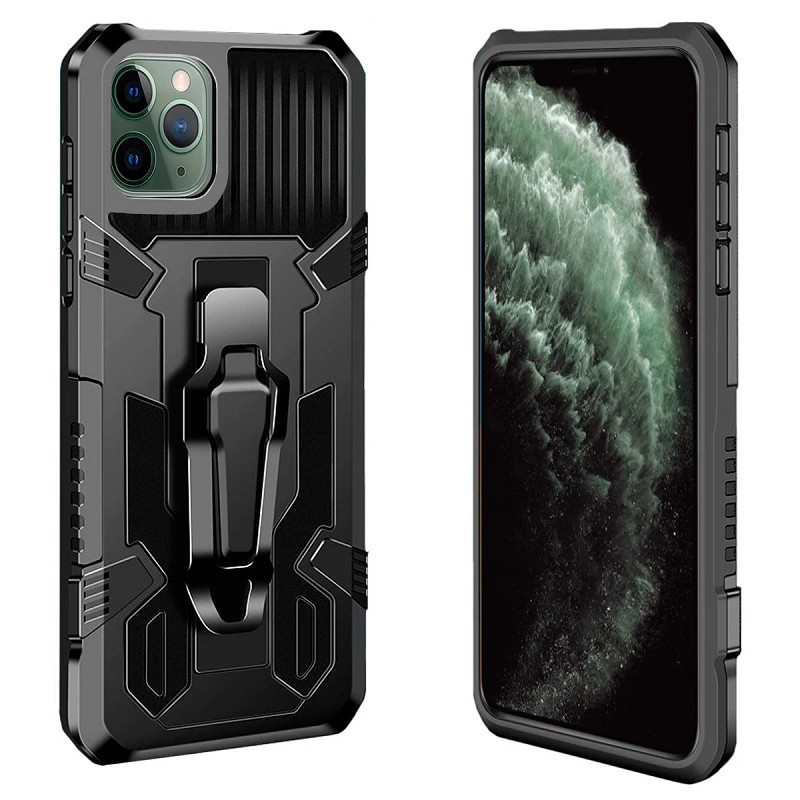 Funda Anti-shock iPhone 11 Pro Max con Imán y Soporte de Clip