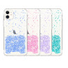 Funda Gel transparente purpurina iPhone 11 4 -Colores