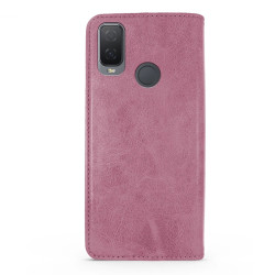 Funda Tapa con Tarjetero Alcatel 1L 2021 Polipiel - 4 Colores