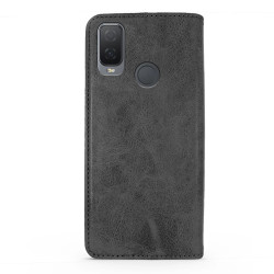 Funda Tapa con Tarjetero Alcatel 1L 2021 Polipiel - 4 Colores