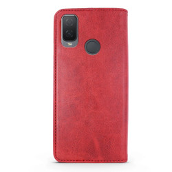 Funda Tapa con Tarjetero Alcatel 1L 2021 Polipiel - 4 Colores