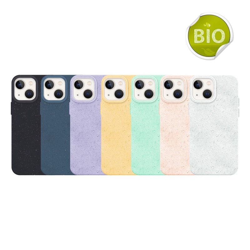Funda Silicona Ecologica Biodegradable y Trazas Vegetales para iPhone 13