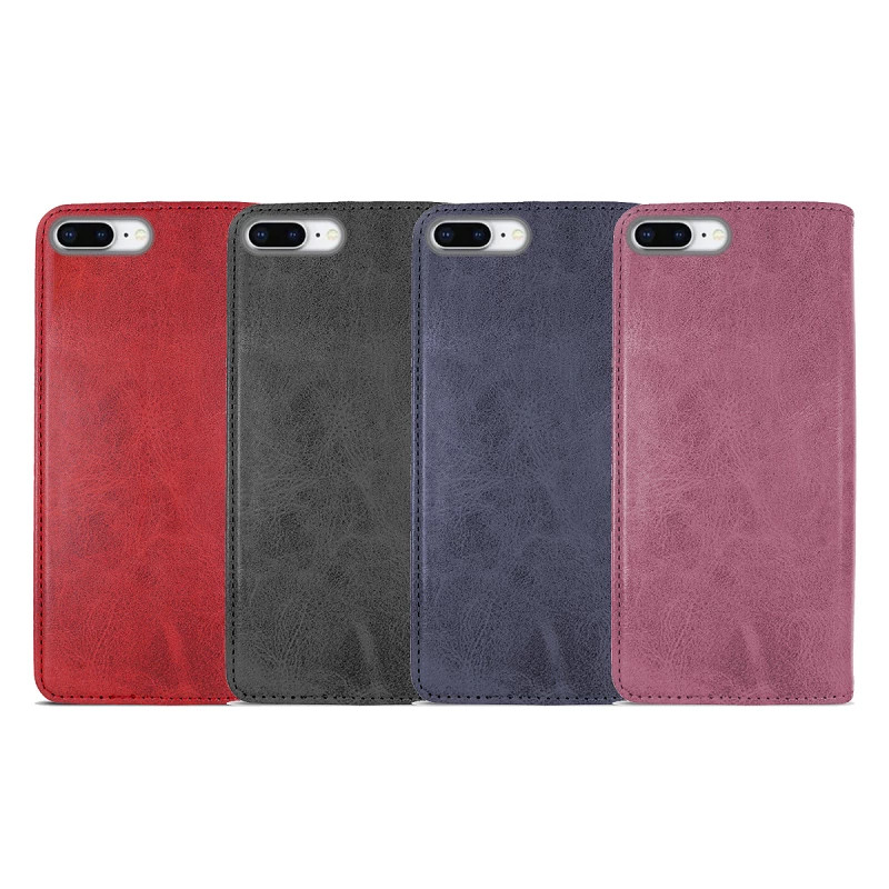 Funda Tapa con Tarjetero iPhone 7/8 Plus Polipiel - 4 Colores