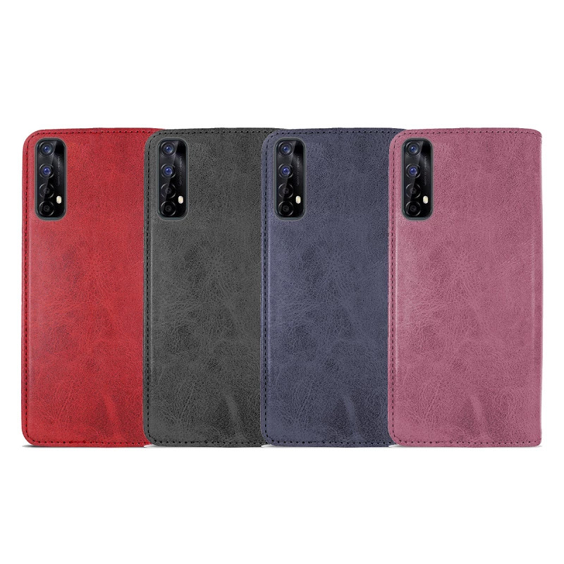 Funda Tapa con Tarjetero Realme 7 Polipiel - 4 Colores