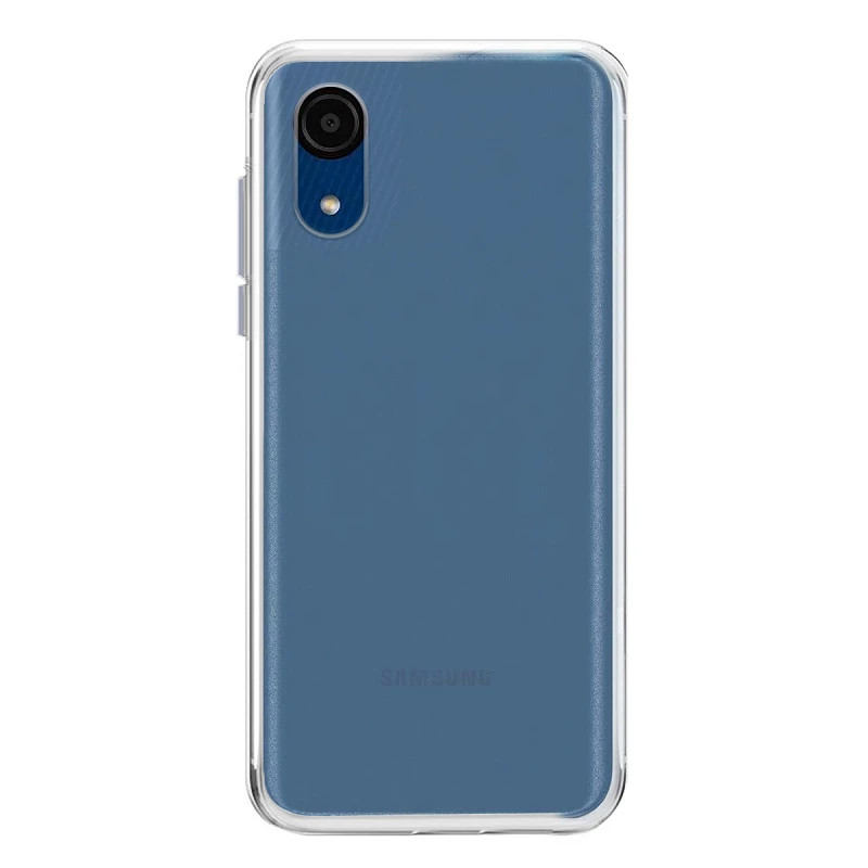 Funda Silicona Samsung Galaxy A03 Transparente 2.0MM Extra Groso