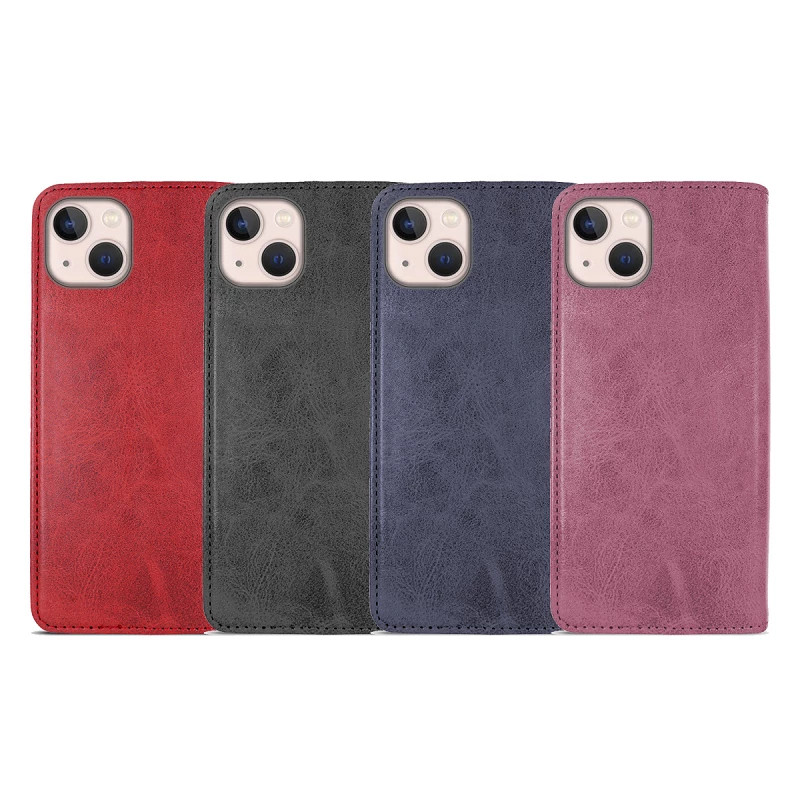 Funda Tapa con Tarjetero iPhone 14 Plus Polipiel - 4 Colores