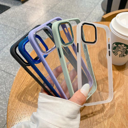 Funda Premium Antigolpe Transparente para Realme C31 Borde Camara Aluminio 6 Color