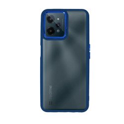 Funda Premium Antigolpe Transparente para Realme C31 Borde Camara Aluminio 6 Color