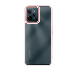 Funda Premium Antigolpe Transparente para Realme C31 Borde Camara Aluminio 6 Color