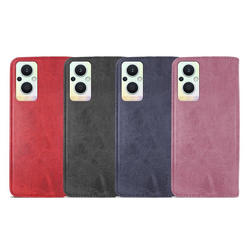 Funda Tapa con Tarjetero Oppo Reno 8 Lite Polipiel - 4 Colores