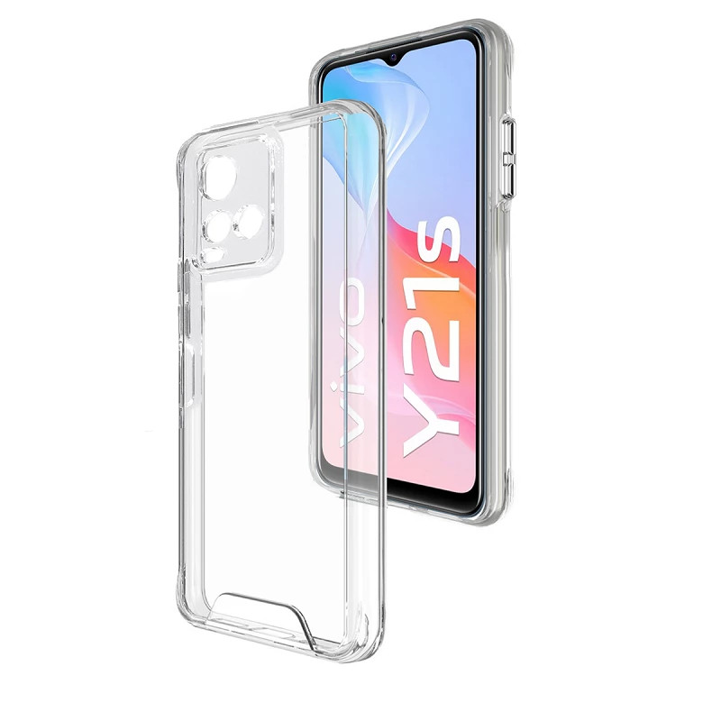 Funda Transparente Acrílico Duro Vivo Y21S Case Space