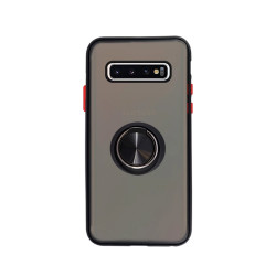 Funda Gel Samsung Galaxy S10 Plus Iman con soporte Smoked