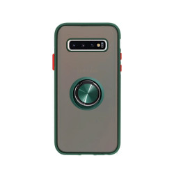 Funda Gel Samsung Galaxy S10 Plus Iman con soporte Smoked