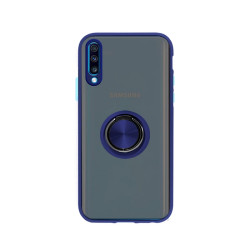 Funda Gel Samsung Galaxy A70 Iman con soporte Smoked