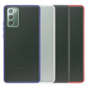 Funda Gel Samsung Galaxy Note 20 Smoked con borde de color