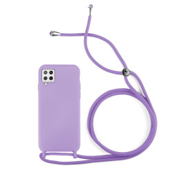 Funda suave con Cordón Samsung Galaxy A42 5G 7-Colores