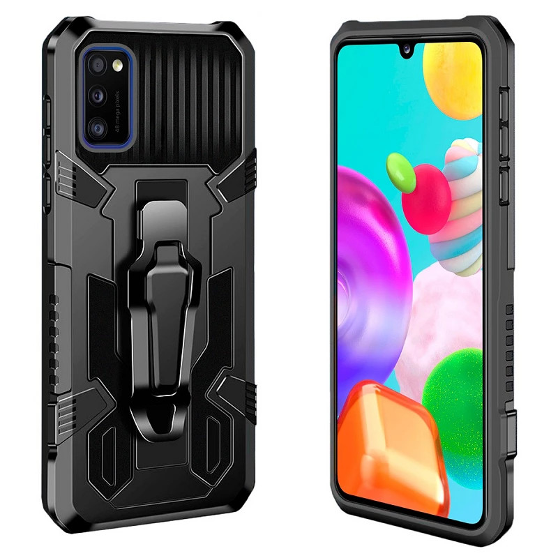 Funda Anti-shock Samsung Galaxy A41 con Imán y Soporte de Clip