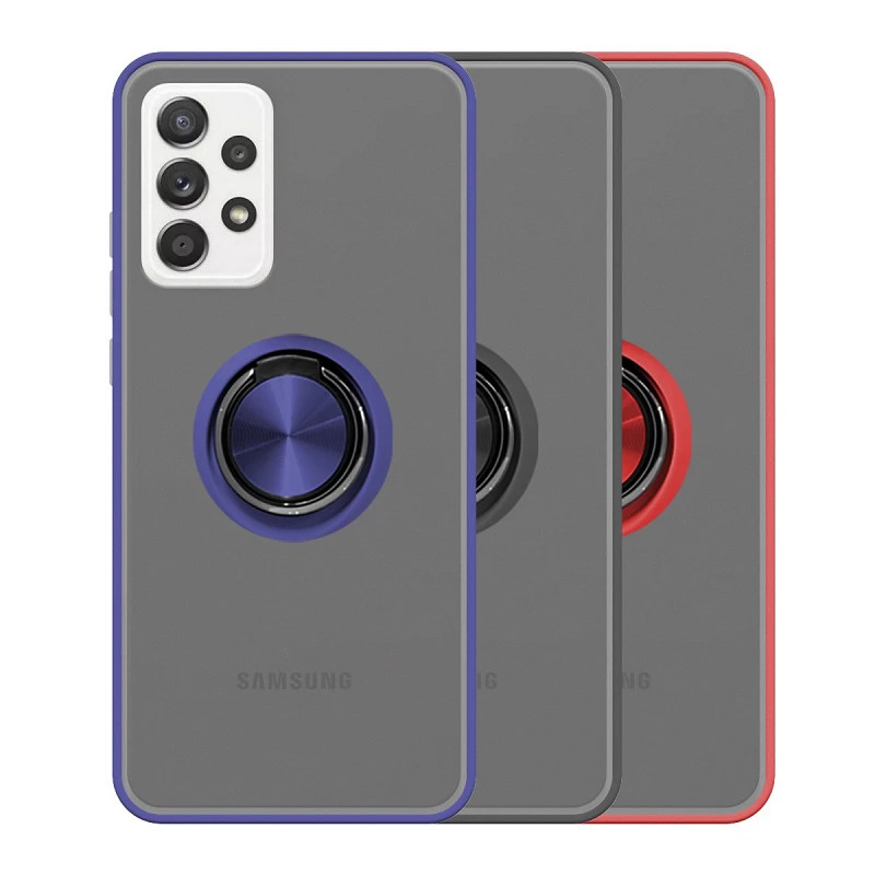 Funda Gel Samsung Galaxy A52/A52S Imán con soporte Smoked