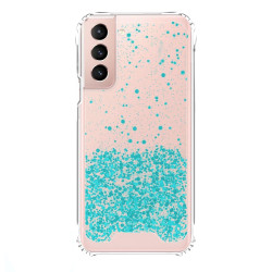 Funda Gel transparente purpurina Samsung S21 FE 4 -Colores