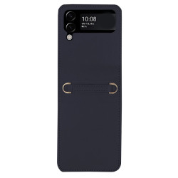 Funda Polipiel Z Flip 3 con Enganches Para Cuerda - 7 Colores