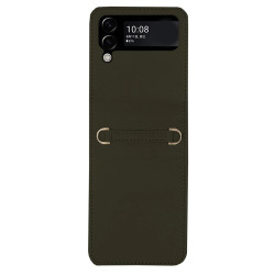 Funda Polipiel Z Flip 3 con Enganches Para Cuerda - 7 Colores
