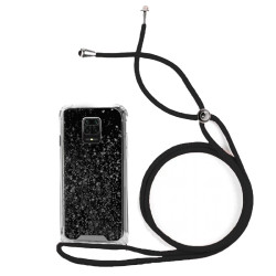 Funda Gel transparente con Cordón Xiaomi Redmi Note 9s/Pro 4-Colores