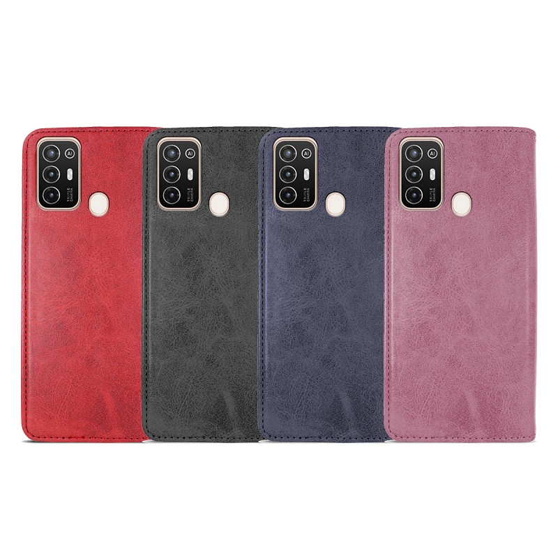 Funda Tapa con Tarjetero ZTE A52 Polipiel - 4 Colores
