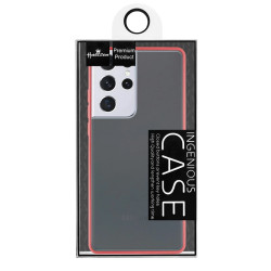 Funda Gel Samsung Galaxy S23 Plus Smoked con borde de color