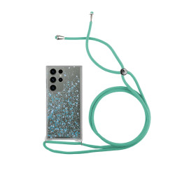 Funda Gel transparente con Cordón Samsung Galaxy S23 Ultra 4-Colores