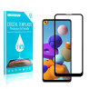 Cristal templado Full Glue 11D Premium Samsung Galaxy A21 / A21S Protector de Pantalla Curvo Negro