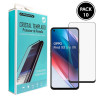 (Pack-10) Cristal templado Full Glue 9H Oppo Find X3 Lite Protector de Pantalla Curvo Negro