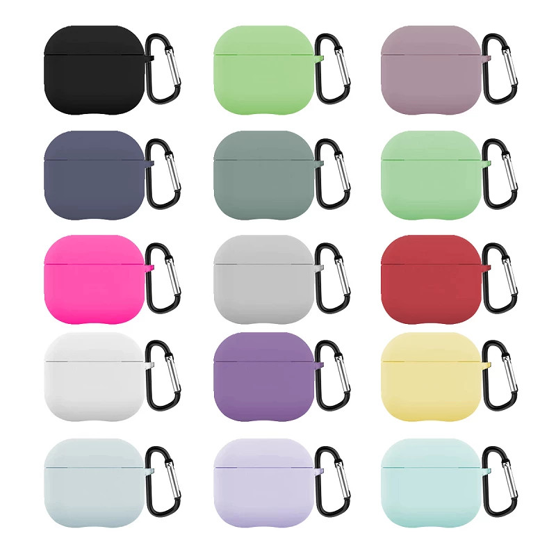 Funda Silicona Auriculares AirPods Pro 2 con mosquetón colores surtidos