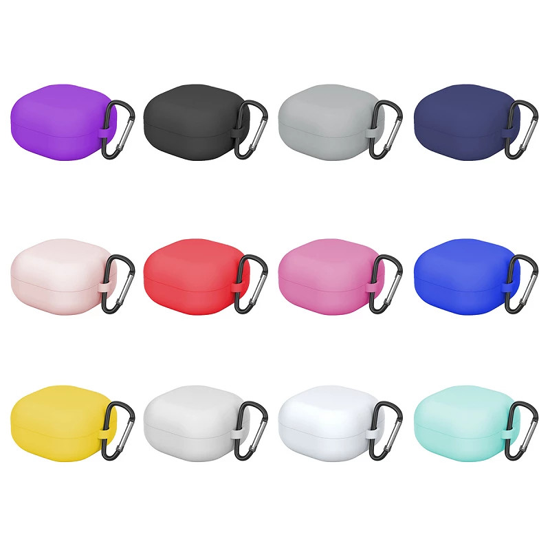 Funda Silicona Auriculares Samsung Buds 2 con mosquetón colores surtidos
