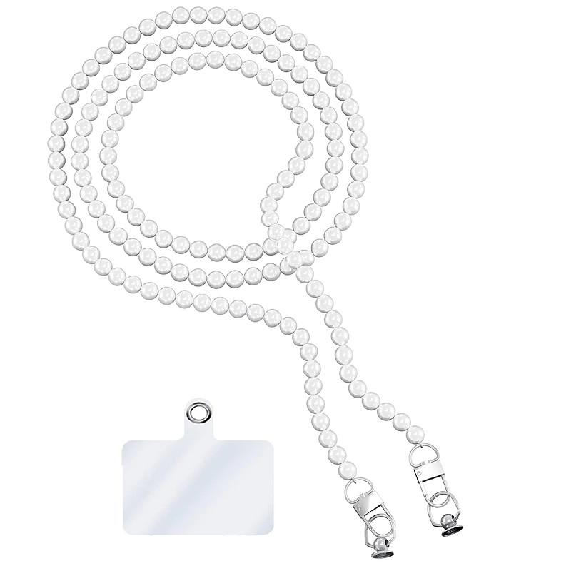 Cordón Perlas Universal con Enganche y Tornillo para Funda de Móvil 7 Colores