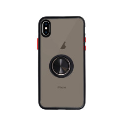 Funda Gel iPhone XS Max Iman con soporte Smoked