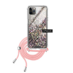 Funda Gel transparente con Cordón iPhone 11 Pro Max 4-Colores