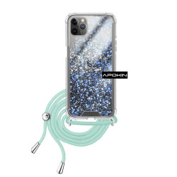 Funda Gel transparente con Cordón iPhone 11 Pro Max 4-Colores
