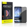 Cristal templado Privacidad Samsung A20e Protector de Pantalla 5D Curvo